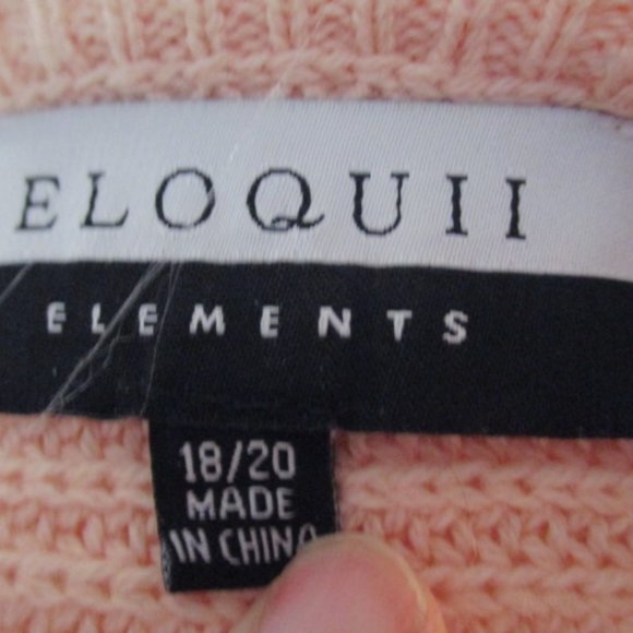 Pink Knit Sweater by ELOQUII Elements - Picture 3 of 6